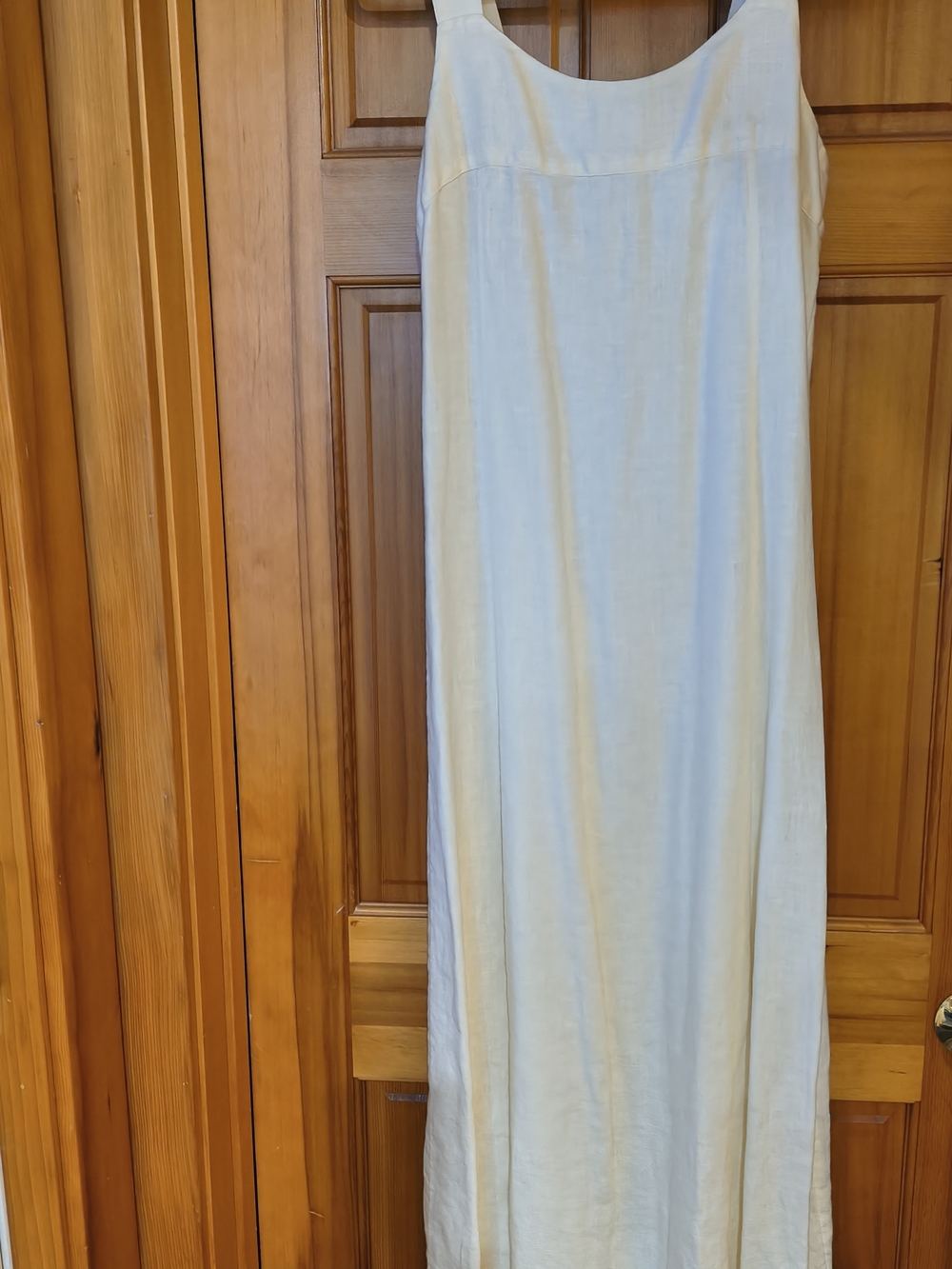 J. Jill Light Lemon Linen Maxi Dress